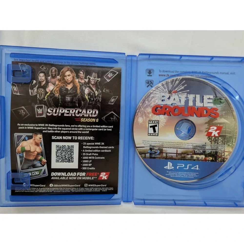 WWE 2K Battlegrounds Sony PlayStation 4 PS4 Video Game 2020 Tested